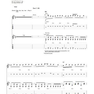 Five Finger Death Punch Ashes Musik Noten - Guitar Tab - 75108-0