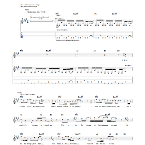 Five Finger Death Punch Coming Down Musik Noten - Guitar Tab - 87856-0