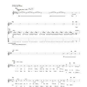 Five Finger Death Punch Menace Musik Noten - Guitar Tab - 87863-0