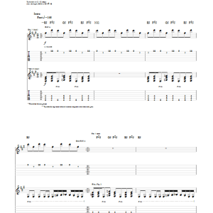 Five Finger Death Punch No One Gets Left Behind Musik Noten - Guitar Tab - 75100-0