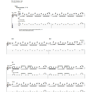 Five Finger Death Punch The Bleeding Musik Noten - Guitar Tab - 75115-0