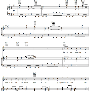 Five For Fighting California Justice Musik Noten - Piano, Vocal & Guitar Chords - 58635-0