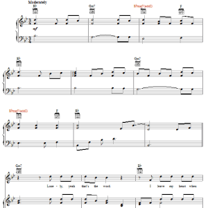 Five For Fighting I Just Love You Musik Noten - Piano, Vocal & Guitar Chords - 58642-0