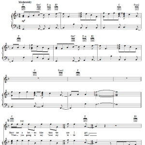 Five For Fighting Johnny America Musik Noten - Piano, Vocal & Guitar Chords - 58637-0