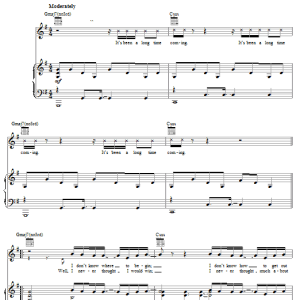 Five For Fighting Something About You Musik Noten - Piano, Vocal & Guitar Chords - 20705-0