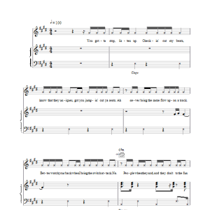 Five Switch Musik Noten - Piano, Vocal & Guitar Chords - 17585-0