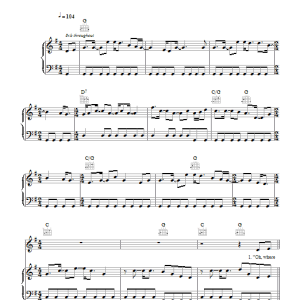 Fleet Foxes False Knight On The Road Musik Noten - Piano, Vocal & Guitar Chords - 46552-0