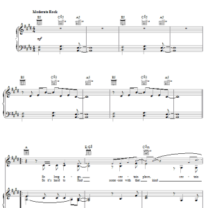 Fleetwood Mac Seven Wonders Musik Noten - Guitar Chords/Lyrics - 44453-0