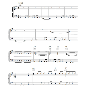 Fleetwood Mac The Chain (extract) - Grand Prix Theme Musik Noten - Piano Solo - 18652-0