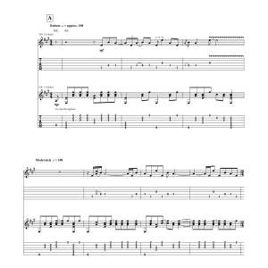 Fleetwood Mac Underway Musik Noten - Guitar Tab - 174214-0