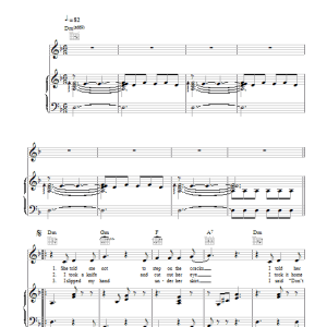 Florence And The Machine Girl With One Eye Musik Noten - Piano, Vocal & Guitar Chords - 48309-0