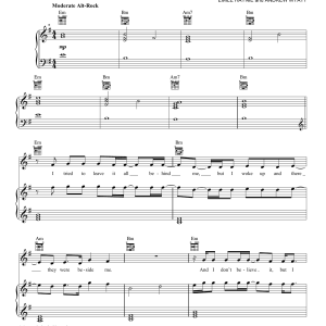 Florence And The Machine Wish That You Were Here Musik Noten - Piano, Vocal & Guitar Chords - 174207-0