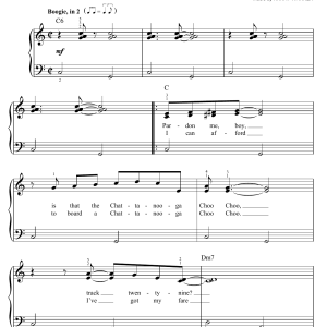 Floyd Cramer Chattanooga Choo Choo Musik Noten - Easy Piano - 99280-0
