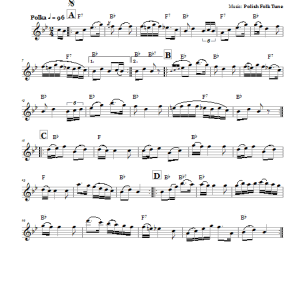 Folk Tune Krakowiaker Polka (A Polish Tune) Musik Noten - Lead Sheet / Fake Book - 66142-0