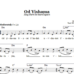 Folk Tune Od Yishama (May There Be Heard Again) Musik Noten - Lead Sheet / Fake Book - 66614-0