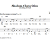 Folk Tune Shalom Chaveirim (Goodbye, Friends) Musik Noten - Lead Sheet / Fake Book - 66276-0