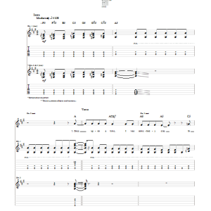 Foo Fighters Back & Forth Musik Noten - Guitar Tab - 85374-0