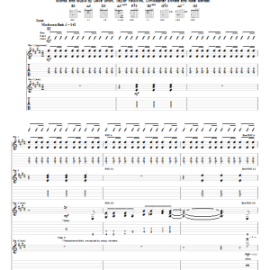 Foo Fighters Cheer Up Boys (Your Make Up Is Running) Musik Noten - Guitar Tab - 63739-0