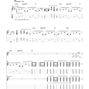Foo Fighters Cold Day In The Sun Musik Noten - Guitar Tab - 52833-0