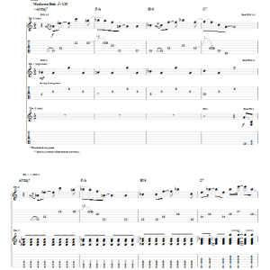 Foo Fighters Erase/Replace Musik Noten - Guitar Tab - 63737-0