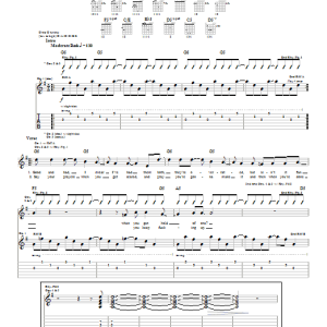 Foo Fighters Halo Musik Noten - Guitar Tab - 23458-0