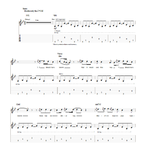 Foo Fighters I Should Have Known Musik Noten - Guitar Tab - 85377-0