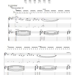 Foo Fighters Overdrive Musik Noten - Guitar Tab - 23455-0