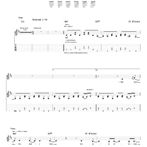 Foo Fighters Stranger Things Have Happened Musik Noten - Guitar Tab - 63741-0