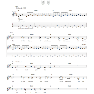 Foo Fighters These Days Musik Noten - Guitar Tab - 85381-0