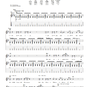 Foo Fighters Tired Of You Musik Noten - Guitar Tab - 23456-0