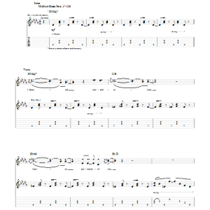 Foo Fighters Virginia Moon Musik Noten - Guitar Tab - 52846-0