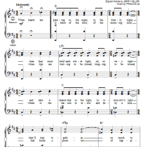 Francis Lai A Man And A Woman (Un Homme Et Une Femme) (arr. Gary Meisner) Musik Noten - Accordion - 70696-0