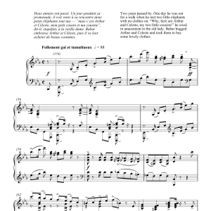 Francis Poulenc L'Histoire De Babar Musik Noten - Piano Solo - 118522-0