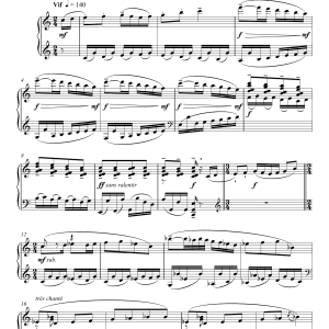 Francis Poulenc Promenades - VIII. En Chemin De Fer Musik Noten - Piano Solo - 118529-0
