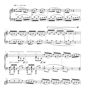 Francis Poulenc Suite for Piano - III. Vif Musik Noten - Piano Solo - 118524-0