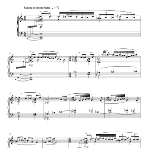 Francis Poulenc Trois Pieces - I. Pastorale Musik Noten - Piano Solo - 118813-0