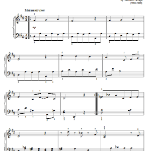 Francisco Tarrega Lagrima Musik Noten - Easy Piano - 76049-0