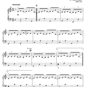 Francois Copuerin Les Baricades Misterieuses Musik Noten - Easy Piano - 63139-0