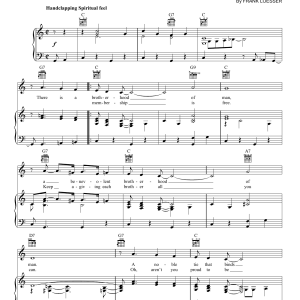 Frank Loesser Brotherhood Of Man Musik Noten - Piano, Vocal & Guitar Chords - 65070-0