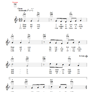 Frank Loesser Heart And Soul Musik Noten - Ukulele - 154581-0