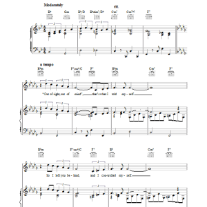 Frank Loesser Sand In My Shoes Musik Noten - Piano, Vocal & Guitar Chords - 37046-0