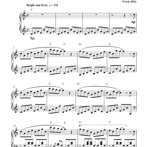 Frank Mills Music Box Dancer Musik Noten - Piano Solo - 48578-0
