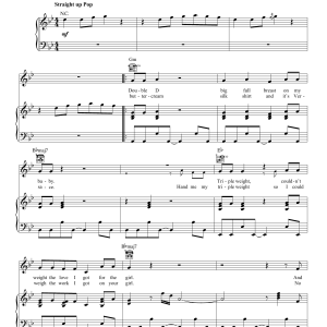 Frank Ocean Lost Musik Noten - Piano, Vocal & Guitar Chords - 95069-0