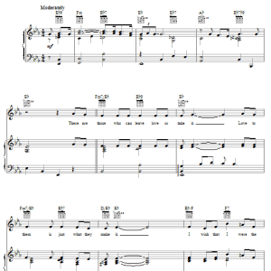Frank Sinatra I Fall In Love Too Easily Musik Noten - Piano, Vocal & Guitar Chords - 28766-0
