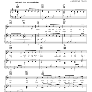 Frank Sinatra Let Me Try Again (Laisse Moi Le Temps) Musik Noten - Piano, Vocal & Guitar Chords - 156662-0