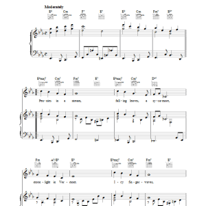 Frank Sinatra Moonlight In Vermont Musik Noten - Piano, Vocal & Guitar Chords - 39163-0