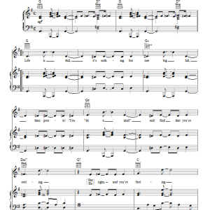 Frank Sinatra Ring-A-Ding Ding Musik Noten - Piano, Vocal & Guitar Chords - 52459-0