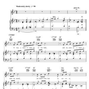 Frank Sinatra The Music Stopped Musik Noten - Piano, Vocal & Guitar Chords - 47203-0
