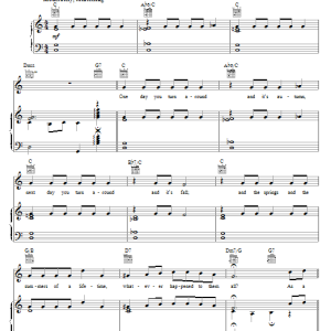Frank Sinatra The September Of My Years Musik Noten - Piano, Vocal & Guitar Chords - 63201-0