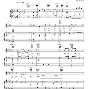 Frank Sinatra The Very Thought Of You Musik Noten - Piano, Vocal & Guitar Chords - 16453-0